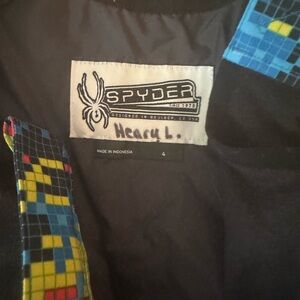Spyder, boys ski gear. Bibs size 4 and Ski Jacket size 4- matching set.
